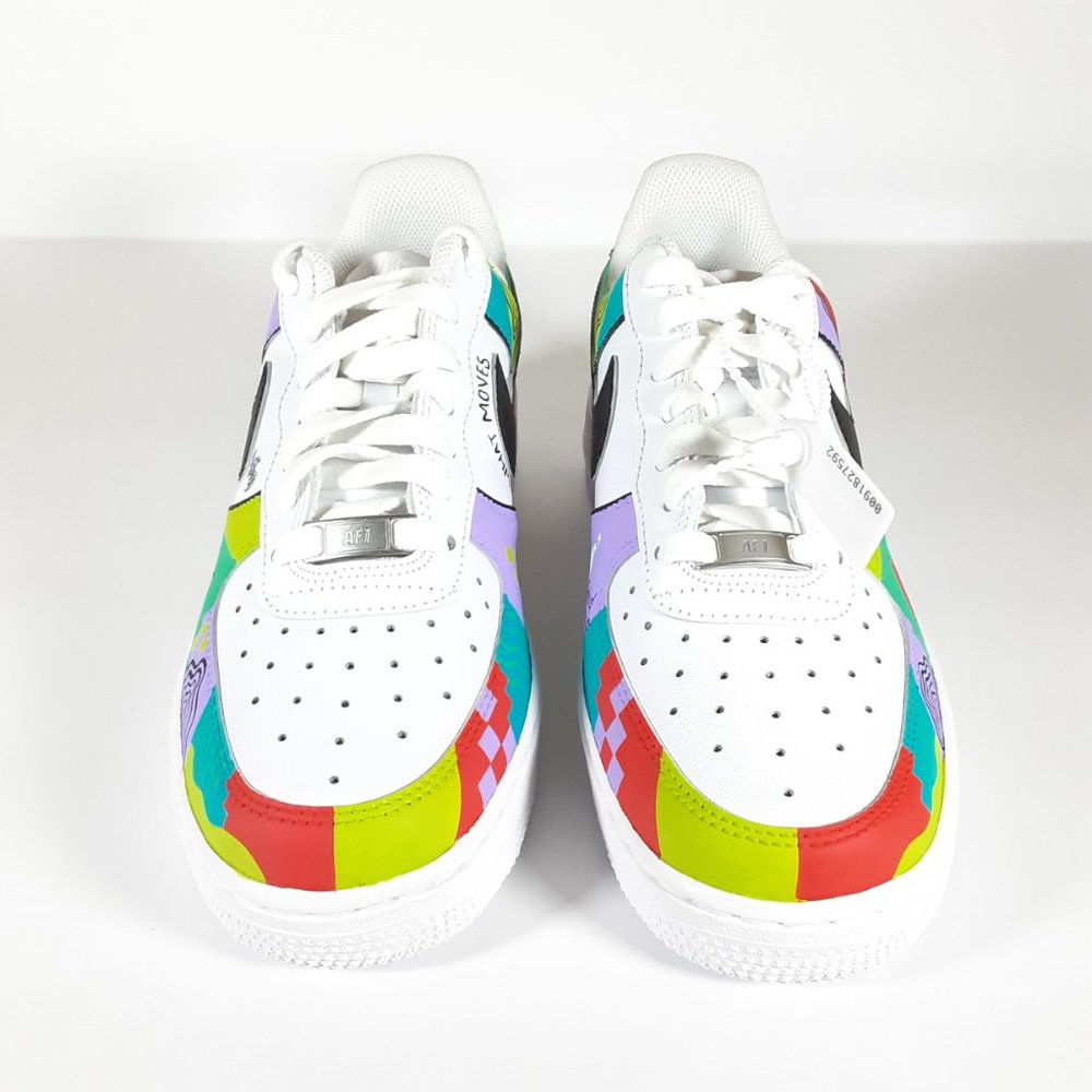 LOLLAPALOOZA X BACARDI WOMEN'S NIKE AIR FORCE 1 Shoes Size 8 PISOS BY TATZ BNIB - Picture 6 of 16